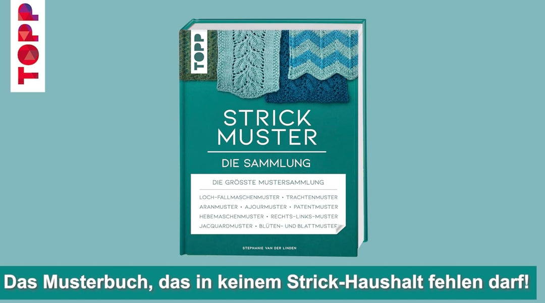 Strickmuster. Die Sammlung.: 500 Muster: Ajourmuster, Zopfmuster, Keltische Motive, Patentmuster u.v