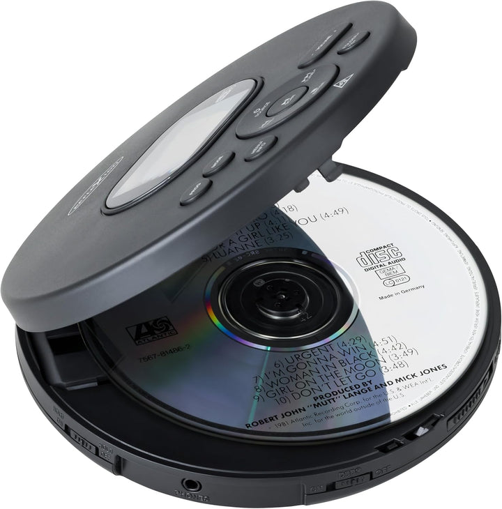 Reflexion PCD540DAB Tragbarer CD-Player, Discman, Walkman mit DAB+/PLL-FM-Radio - Antishock-System -