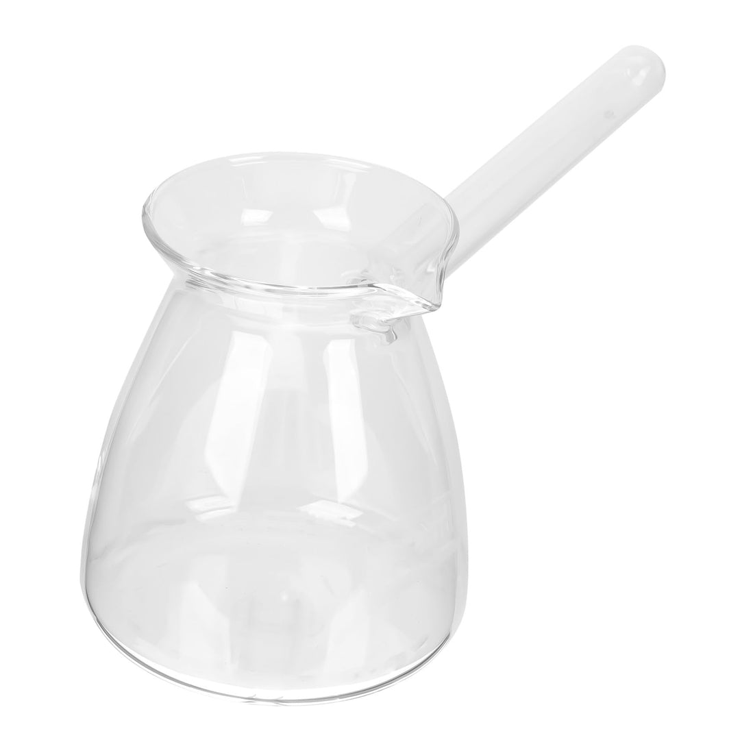 Cabilock Milch Pan Glas Türkischen Kaffee Topf Glas Herd Tee Maker Sauce Pan für Home Küche