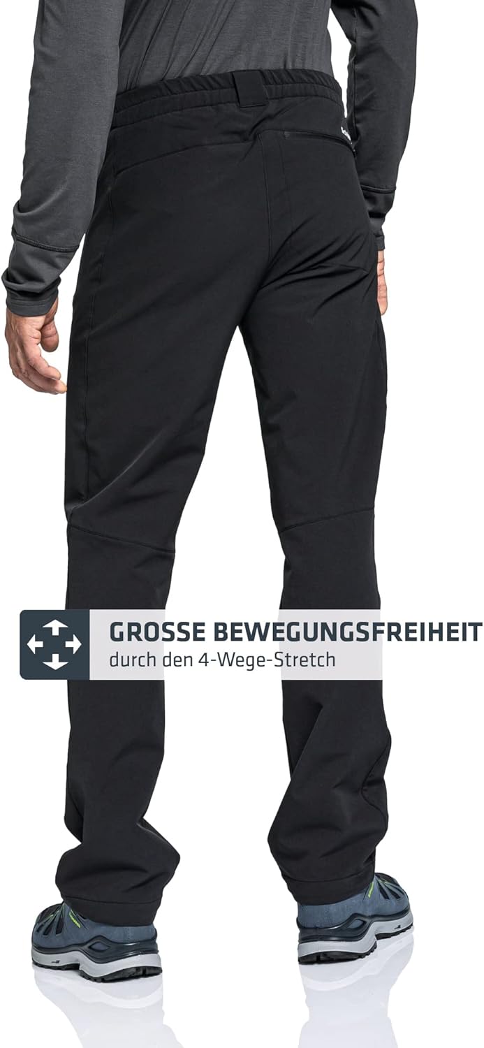 Schöffel Herren Pants Folkstone Warm M, warme Wanderhose mit 4 Wege-Stretch, wasserabweisende Thermo