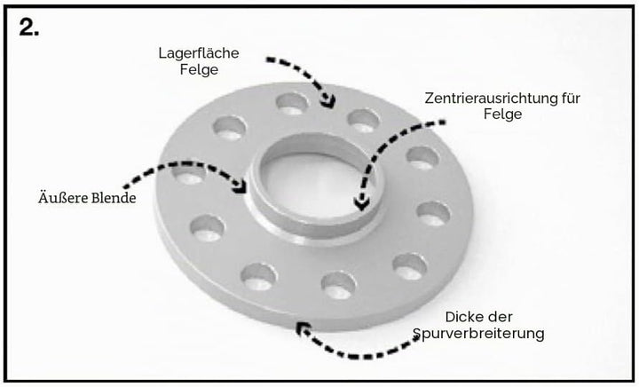 H&amp;R DR-System Spürverbreiterungsatz 10mm pro Achse - Lochkreis 4x100/108 - Mittenzentrierung 57,1mm