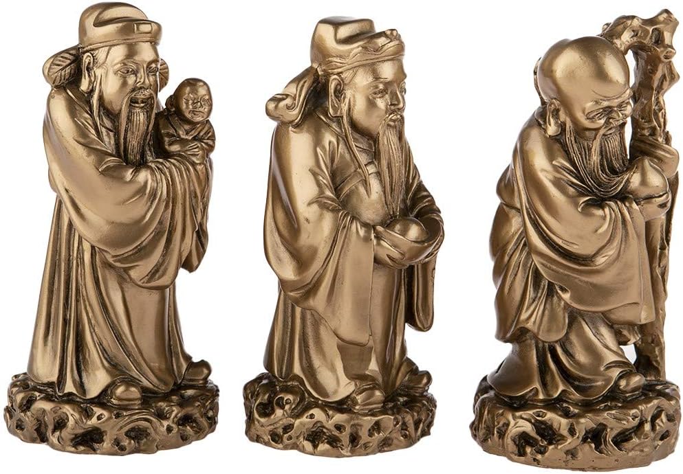 Lachineuse Fuxing Luxing Shouxing Goldfarben, Goldfarben
