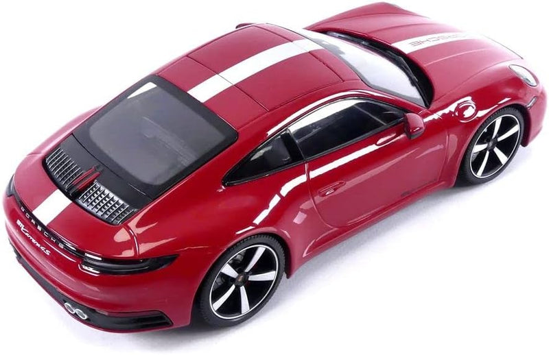 Minichamps 155067326 1:18 Porsche 911 Carrera 4S-2019-Red Collectible Miniaturauto, rot