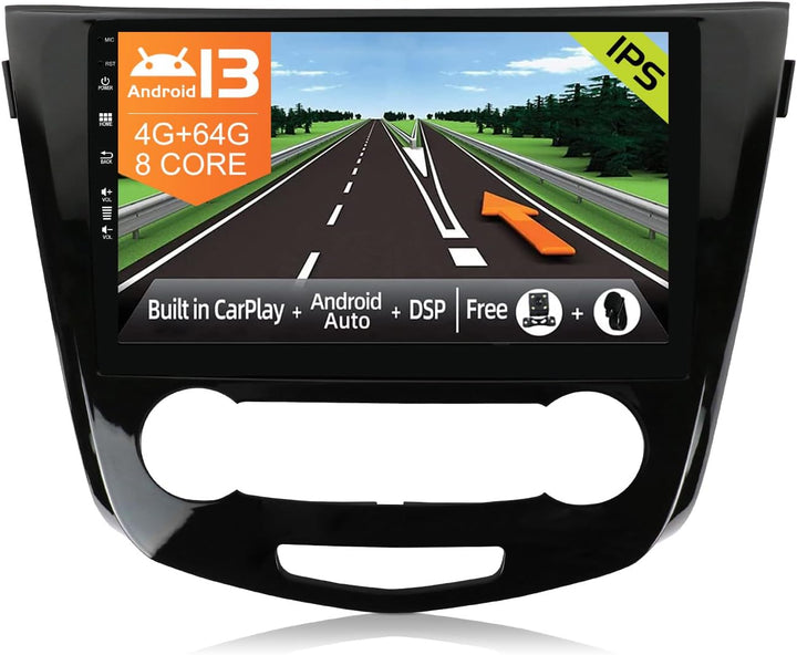 JOYX Android 12 Autoradio Passt für Nissan Qashqai J11 X-Trail Rouge (2014-2018) - [4G+64G] - Eingeb