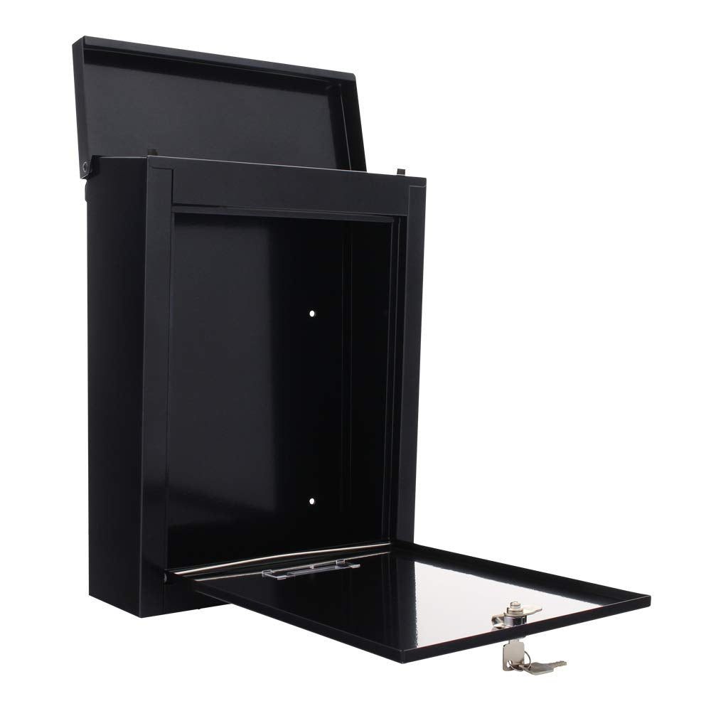 Rottner Briefkasten Brighton Schwarz