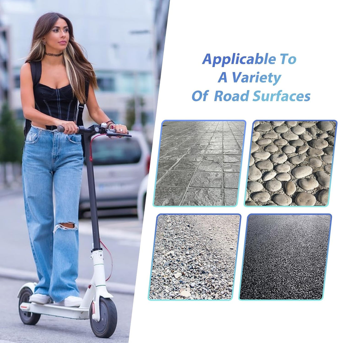 HPGAAVD 10×2.125 E Scooter Solid Reifen，10 Zoll Vollgummireifen e scooter für Ninebot F20 F25 F30 F4