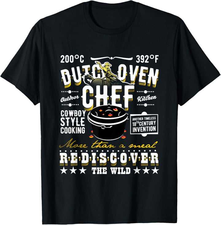 Dutch Oven Design BBQ & Grill Fan Dutch Oven T-Shirt