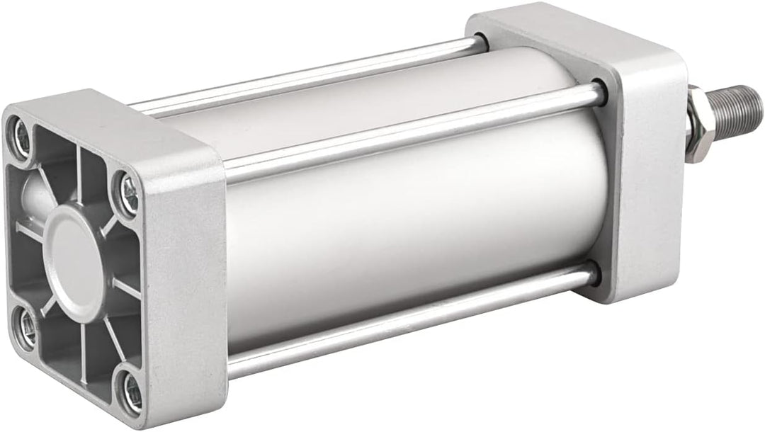 Heschen Pneumatischer Standard-Luftdruckzylinder, SC 80-125, PT3/8 Anschluss, 80mm Bohrung, 125mm Hu