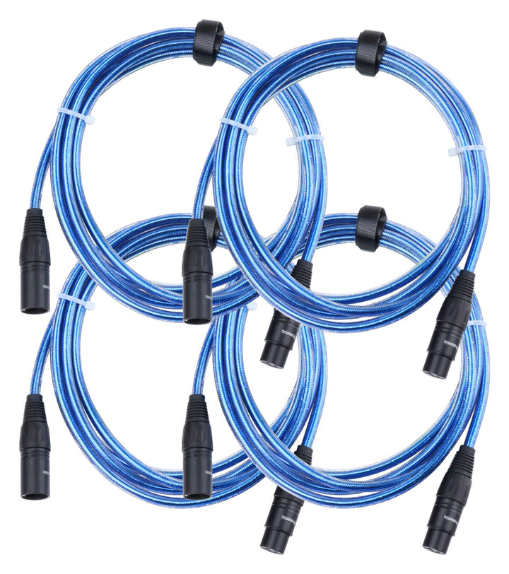 Pronomic XFXM Mikrofonkabel - XLR female 3-pol -> XLR male 3-pol - Stecker handgelötet - säure- und