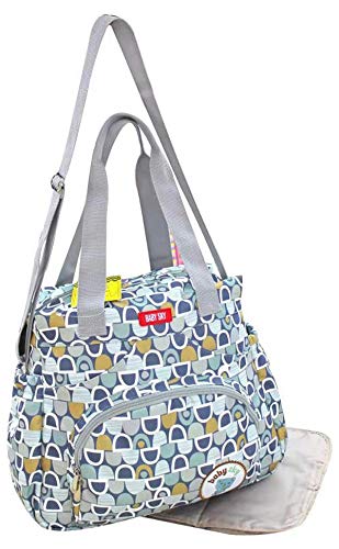 GMMH 2 tlg Wickeltasche Pflegetasche Windeltasche Babytasche (grau)