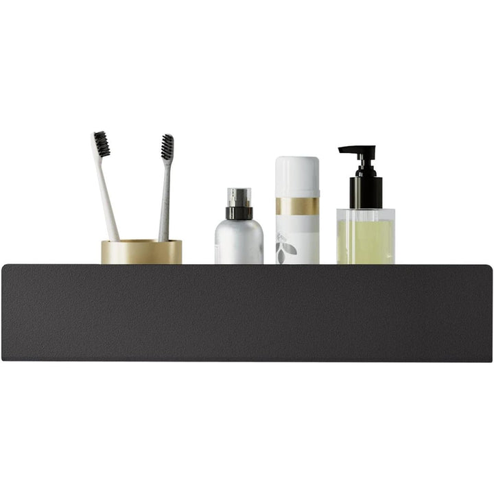 DABSTORY Duschablage Schwarz 40cm, Duschregal Edelstahl, Badezimmer Organizer Für Bad und Küche, Reg