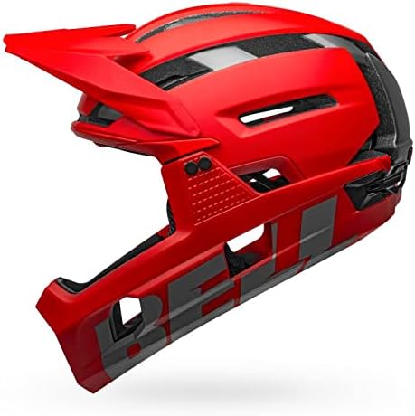 BELL Herren Super Air R MIPS Fahrradhelm MTB, Matte/Gloss red/Gray, M | 55-59cm