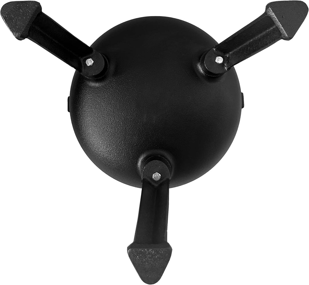 4iQ Group BBQ Dutch Oven Set 10 liter - Feuertopf mit Füssen, Henkel und Deckel - Gusstopf für Outdo