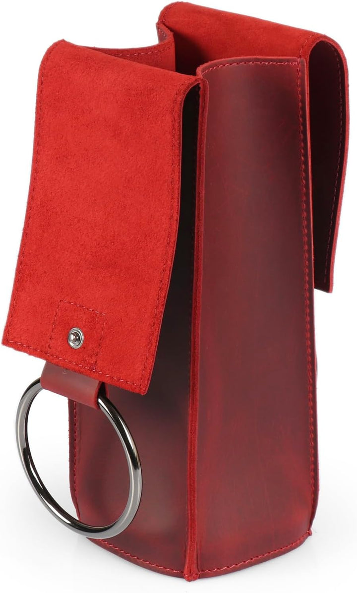 Londo Echtleder Weinflaschenhalter und -Träger, Weinflaschentresor, Weinflaschensafe, Geschenkbox au