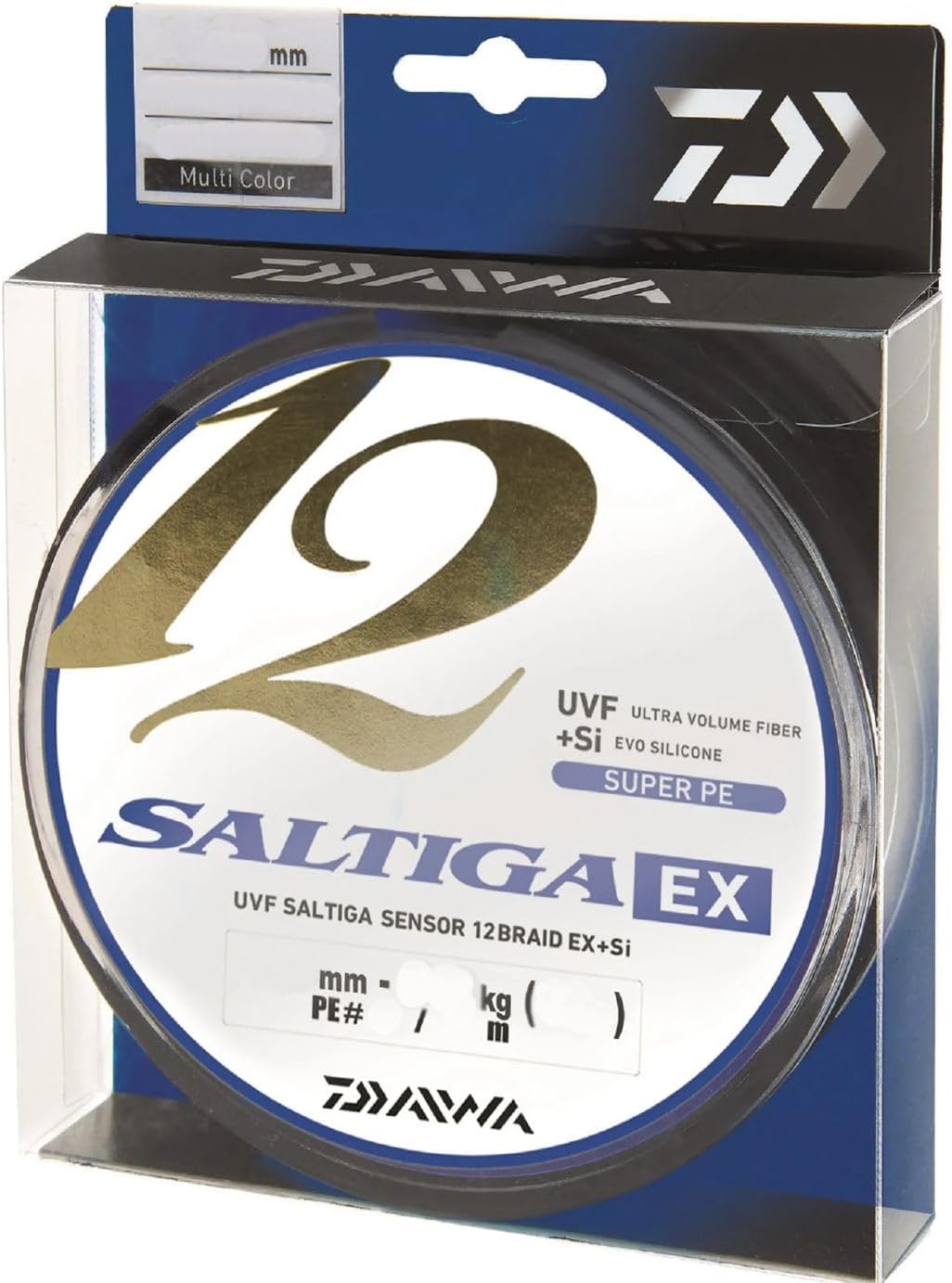 Daiwa Saltiga 12 Braid EX+SI MC - 600m Geflechtschnur 0.26mm / 24.80kg, 0.26mm / 24.80kg