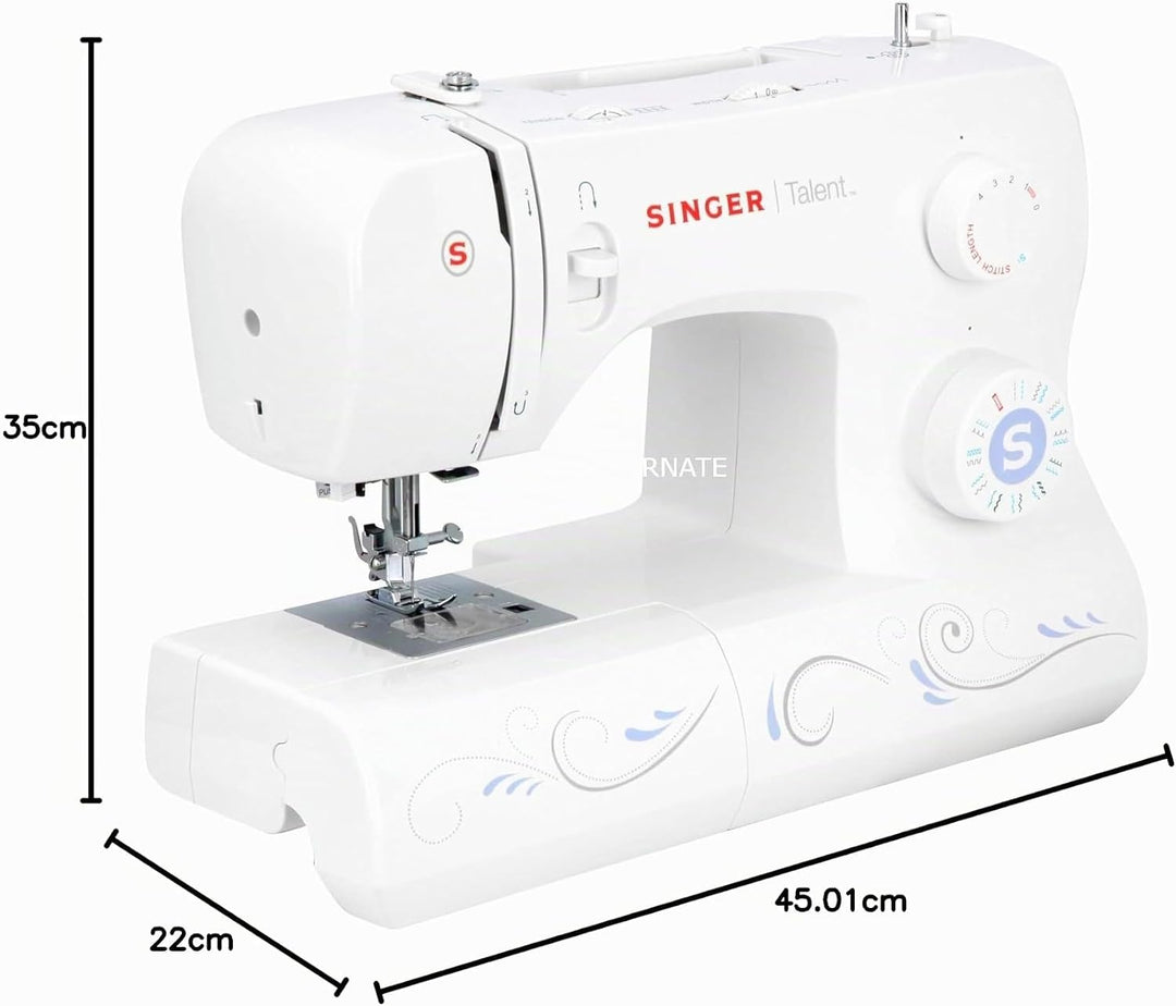 SINGER SMC3323/00, stichs, Weiss, 22 x 45 x 35