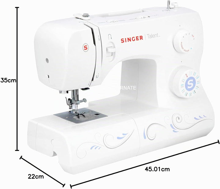 SINGER SMC3323/00, stichs, Weiss, 22 x 45 x 35