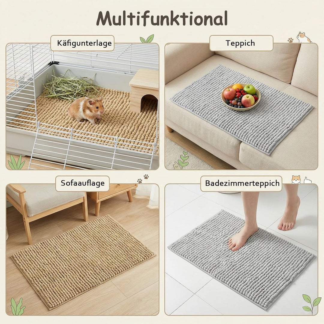 Pipipads Meerschweinchen 2 teilig C&C 1x2 Gitterkäfige Meerschweinchen Unterlage Decke Hamster Kanin