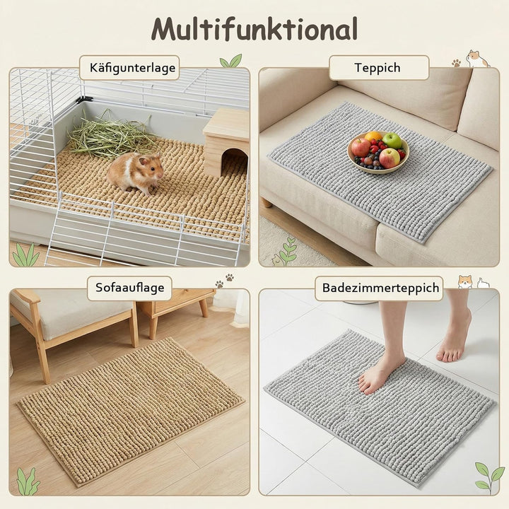 Pipipads Meerschweinchen 2 teilig C&C 1x2 Gitterkäfige Meerschweinchen Unterlage Decke Hamster Kanin