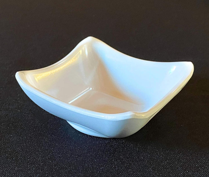 4x Dipschalen Melamin Set Weiss 754 Snackschale Servierschale Klein Mini Saucenschälchen Soja Weiss