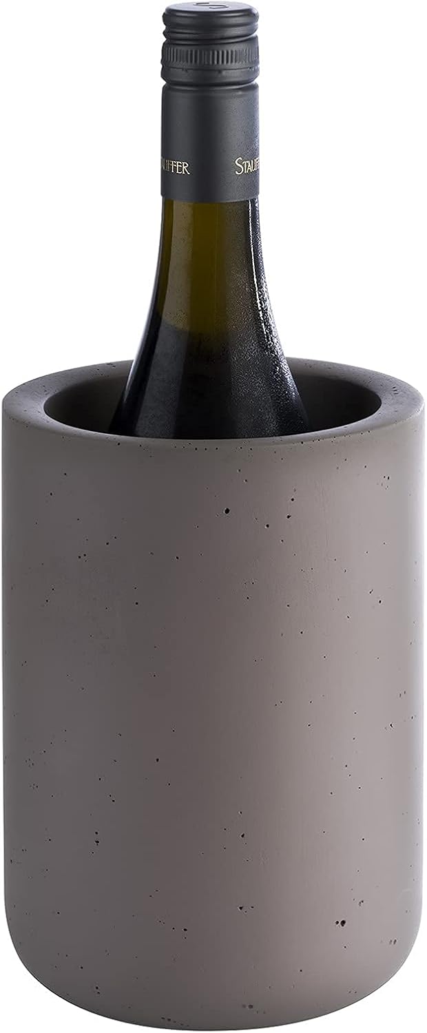 APS Flaschenkühler ELEMENT aus Beton - mit möbelschonender Unterseite - für 0,7-1,5 Liter-Flaschen -