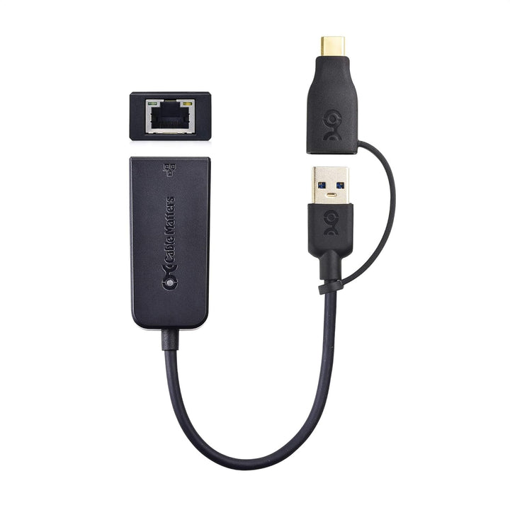 Cable Matters USB auf 2,5 Gigabit Ethernet Adapter (USB Netzwerkadapter, LAN USB Adapter) - unterstü
