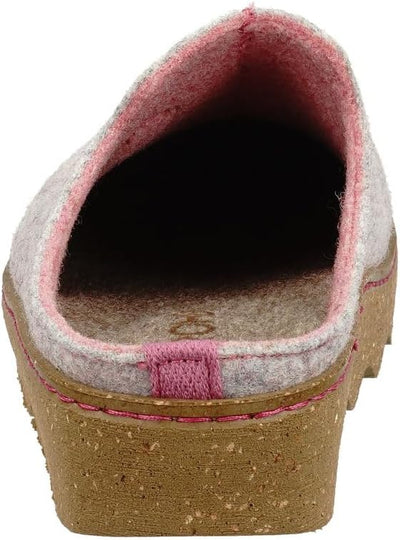 Rohde Foggia-D Damen, Frauen, Pantoffeln, Slipper,Puschen,Filz-Pantoffeln,kuschelig warm 41 EU Rose