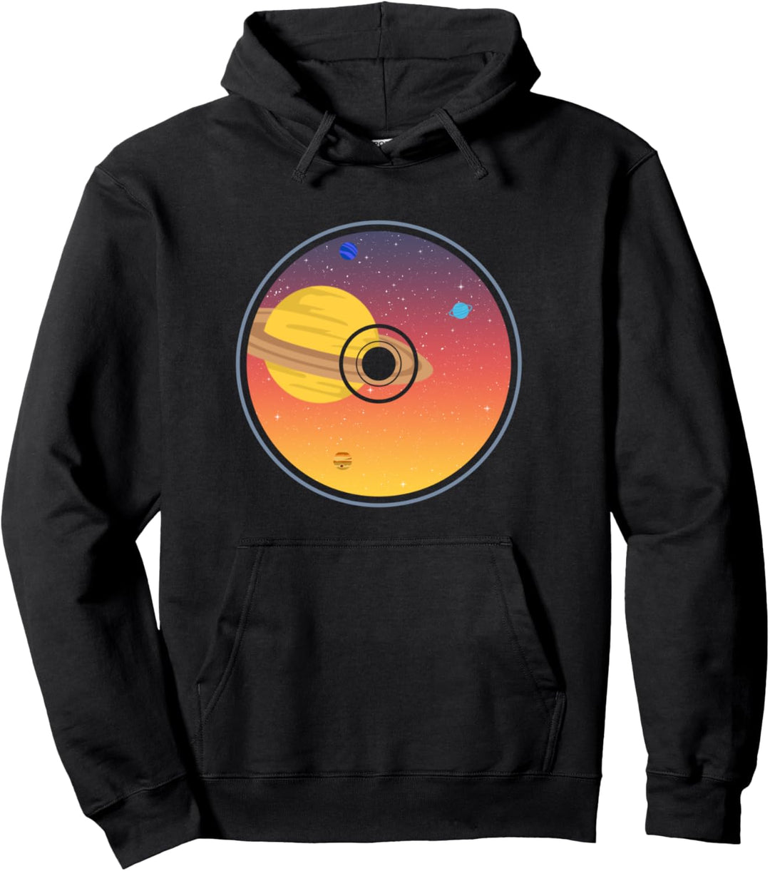 Universum Galaxy Schallplatte Vinyl Plattenspieler Geschenk Pullover Hoodie