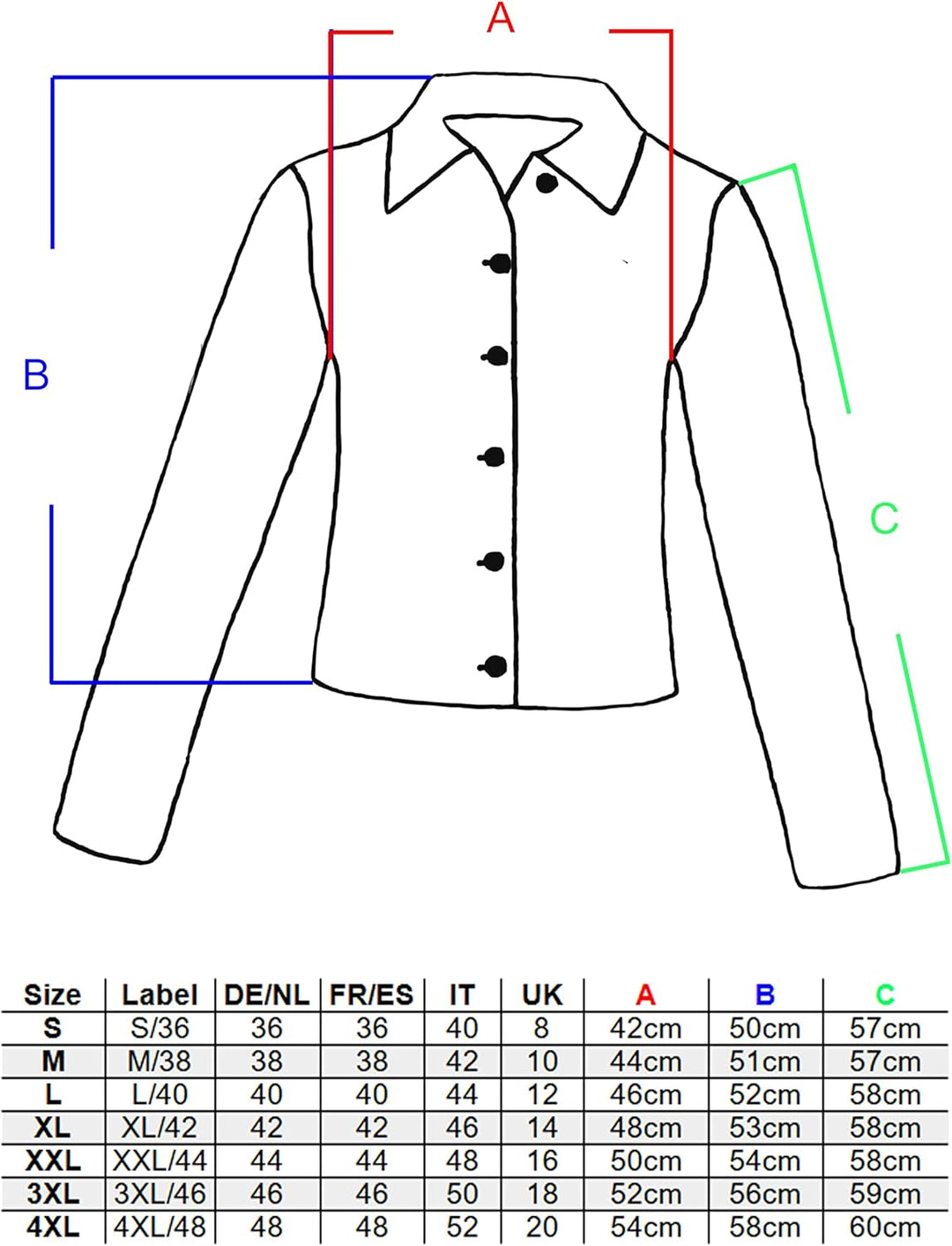 Fraternel Damen Jeansjacke ausgefranst Vintage Stretch XXL Schwarz, XXL Schwarz