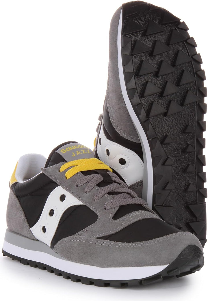 SAUCONY Herren Jazz Original Sneaker 46.5 EU Grauschwarz, 46.5 EU Grauschwarz
