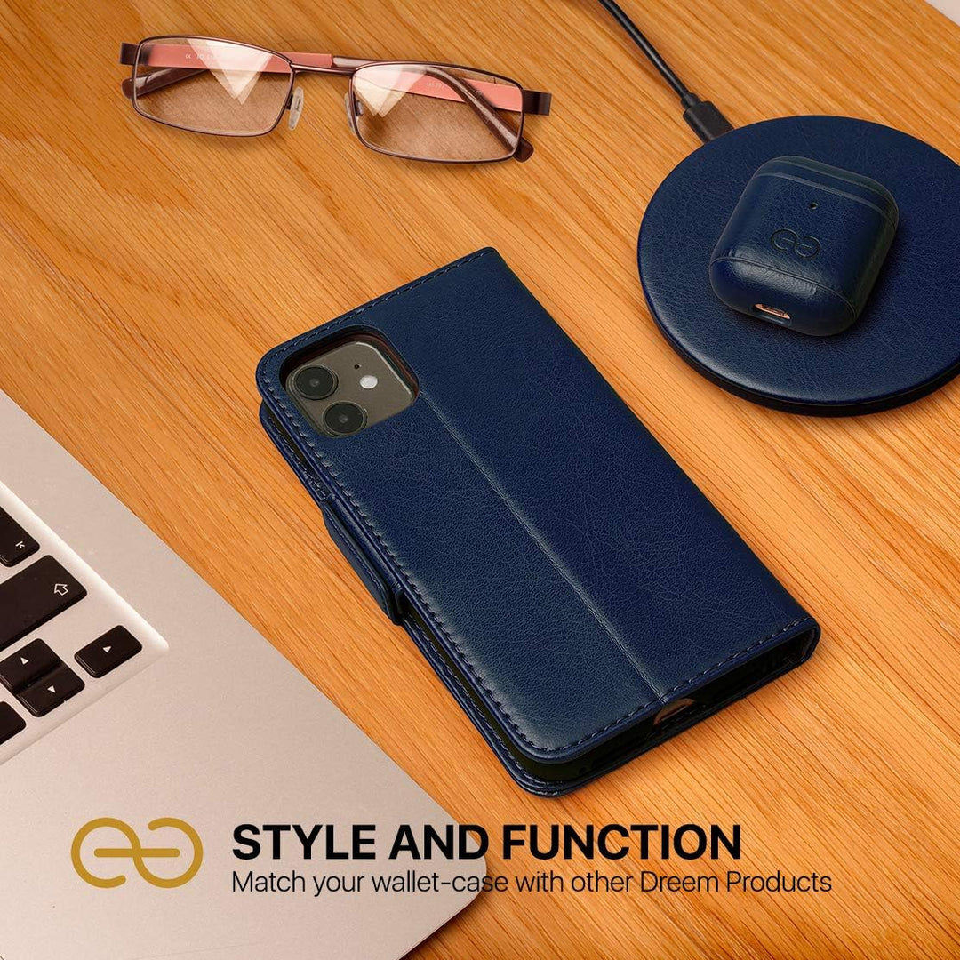 Dreem Fibonacci 2in1 Handyhülle Flipcase für iPhone 12 Mini | Magnetisches iPhone Case | TPU Etui Le