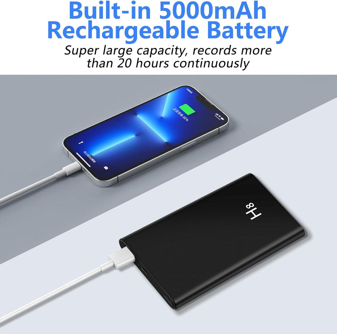 Mini Kamera, 1080P HD Powerbank Kleine Kamera, 5000mAh Micro Videokamera Akku Kamera mit Gravitation