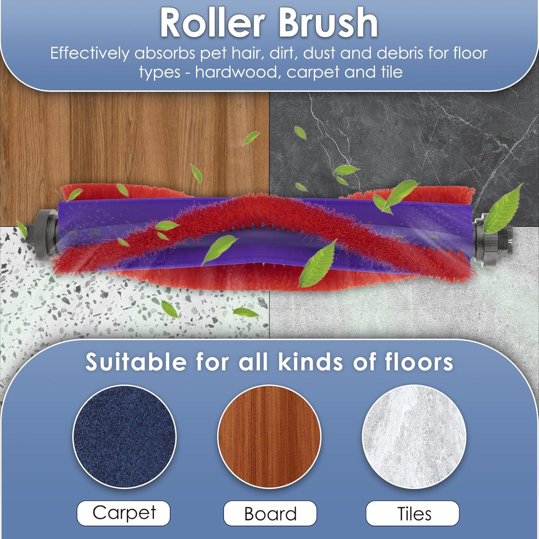 Spot+Scrub AI-Ersatzteile, kompatibel mit Dyson Spot+Scrub AI Roboter-Staubsauger, 1 Rollenbürste, 1
