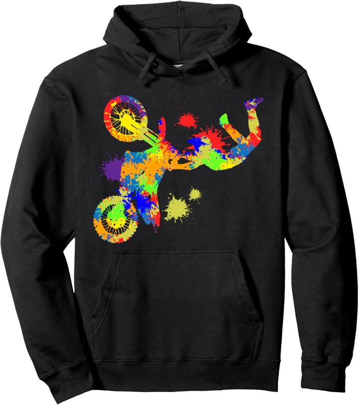 Motocross Enduro Dirt Biker Supermoto Bike Jungen Kinder Pullover Hoodie