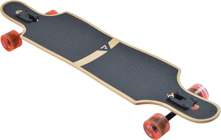 Apollo Longboard, Komplettboard mit High Speed ABEC Kugellagern, Drop Through, Freeride, Skaten, Cru