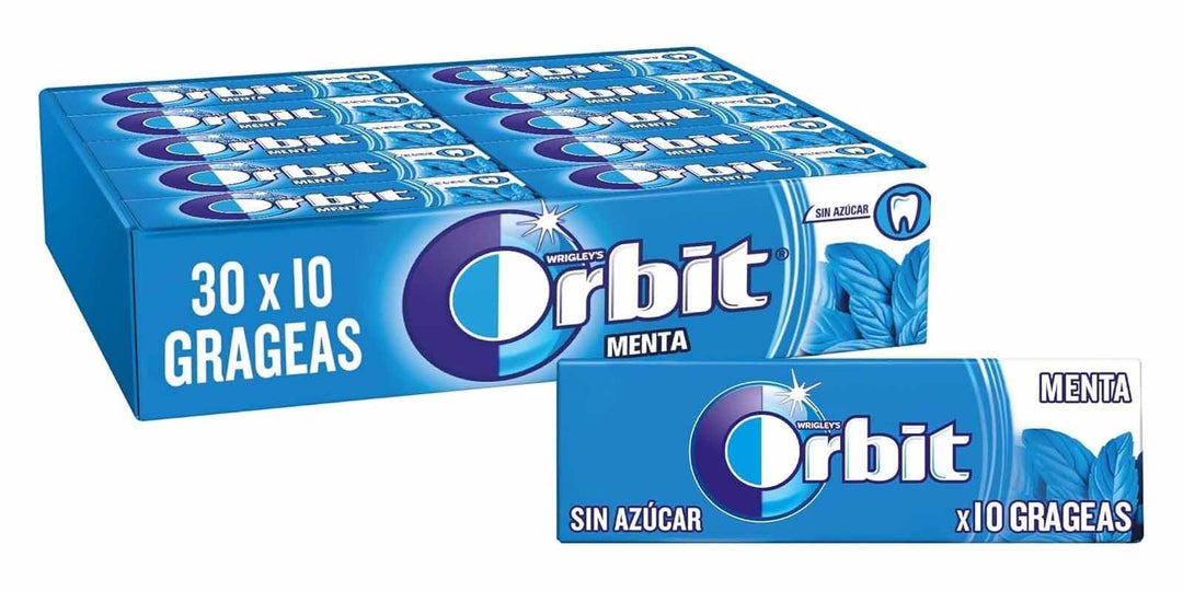 ORBIT OHNE ZUCKER KAUGUMMIS MINT
