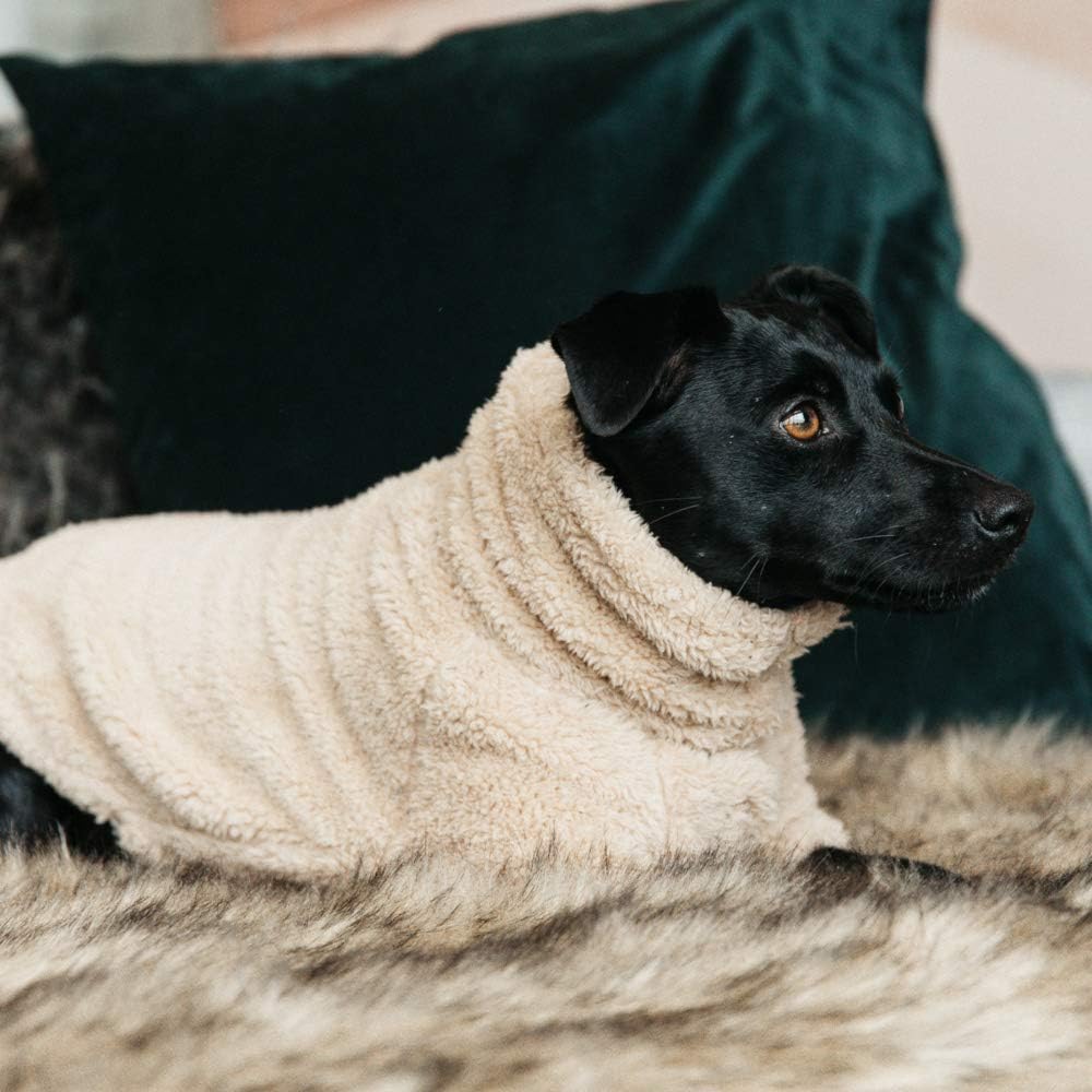 Kentucky Dogwear Hundepullover Teddy Fleece, Grösse:XS, Farbe:beige XS beige, XS beige