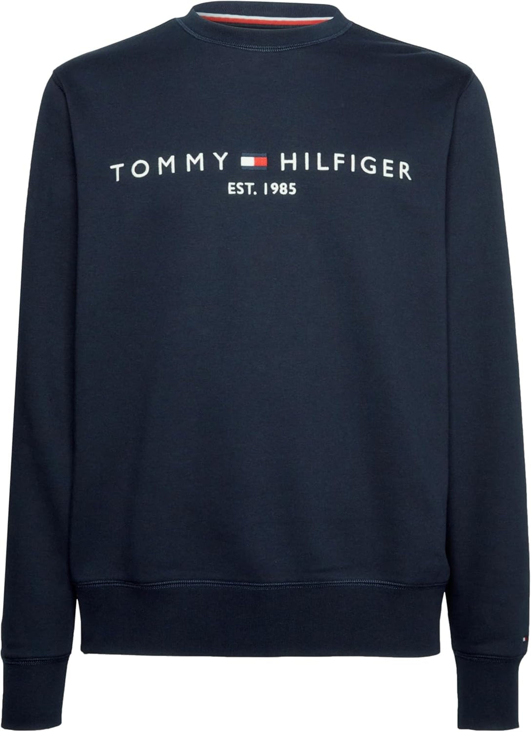 Tommy Hilfiger Herren Sweatshirt Tommy Logo ohne Kapuze XS Blau (Desert Sky), XS Blau (Desert Sky)