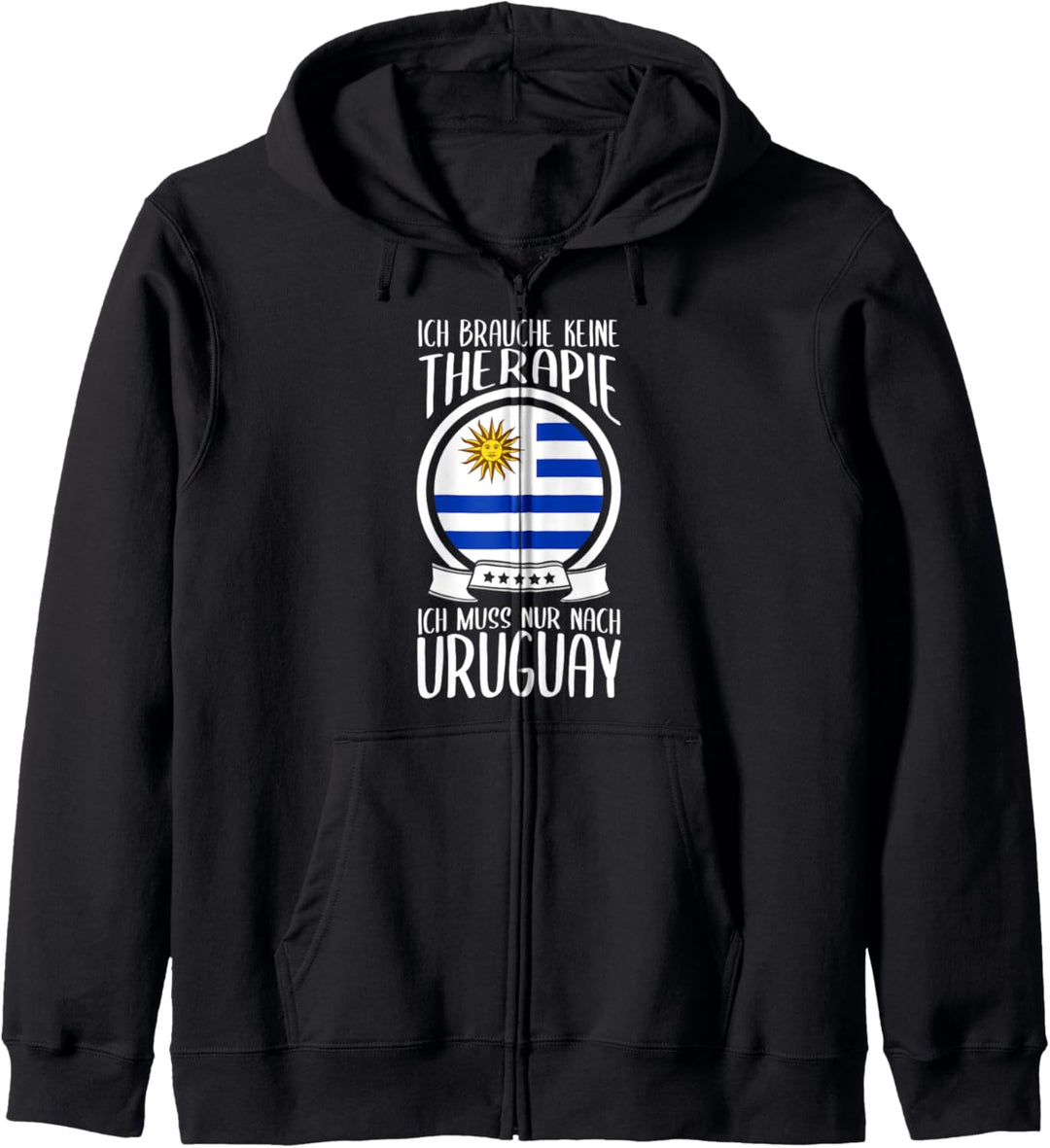Ich Brauche Keine Therapie Ich Muss Nur Nach Uruguay Urlaub Kapuzenjacke