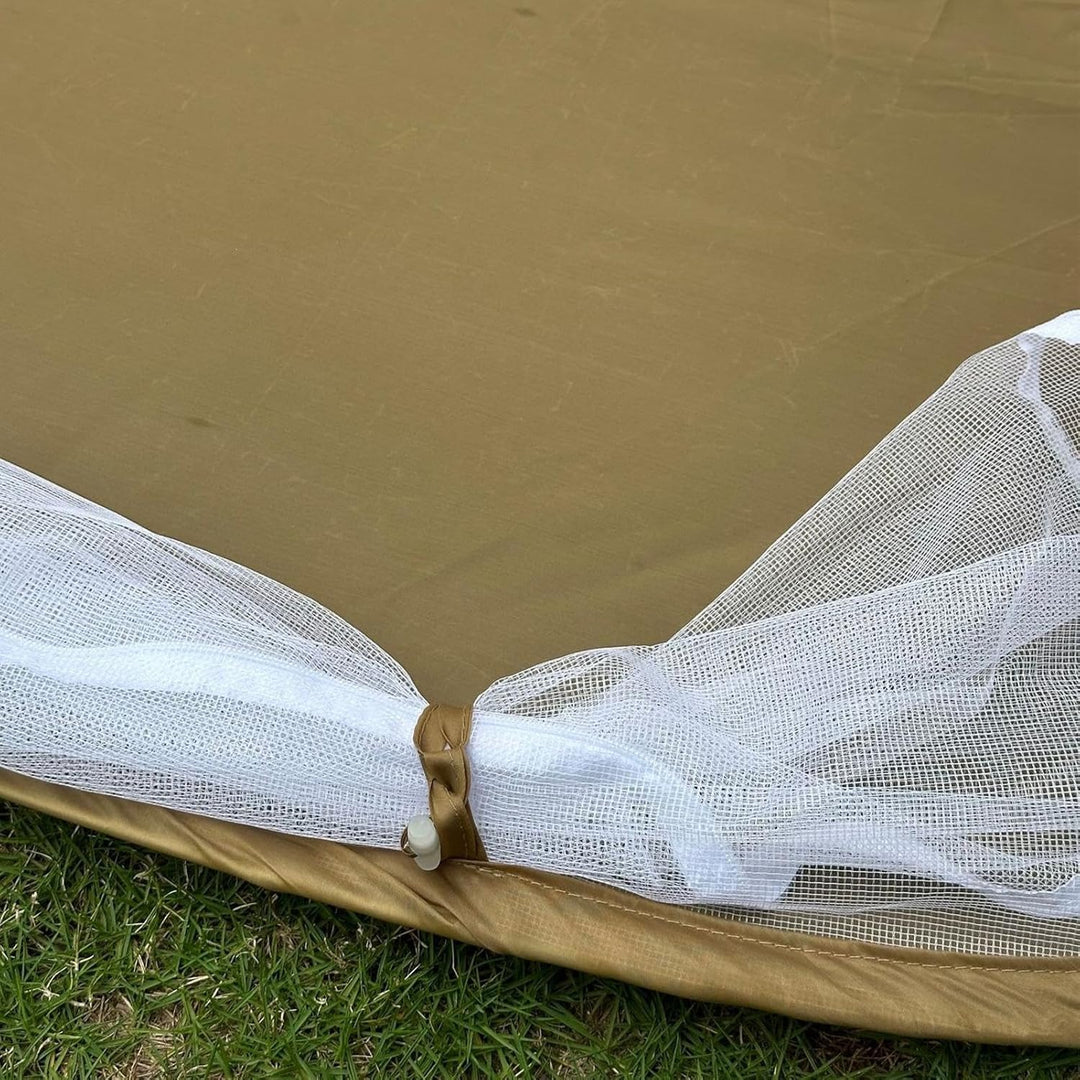 XXL Strandmuschel Popup, Faltbare Strandzelt Sonnenschutz Leicht Mit Moskitone-tz, Strands Zubehör,