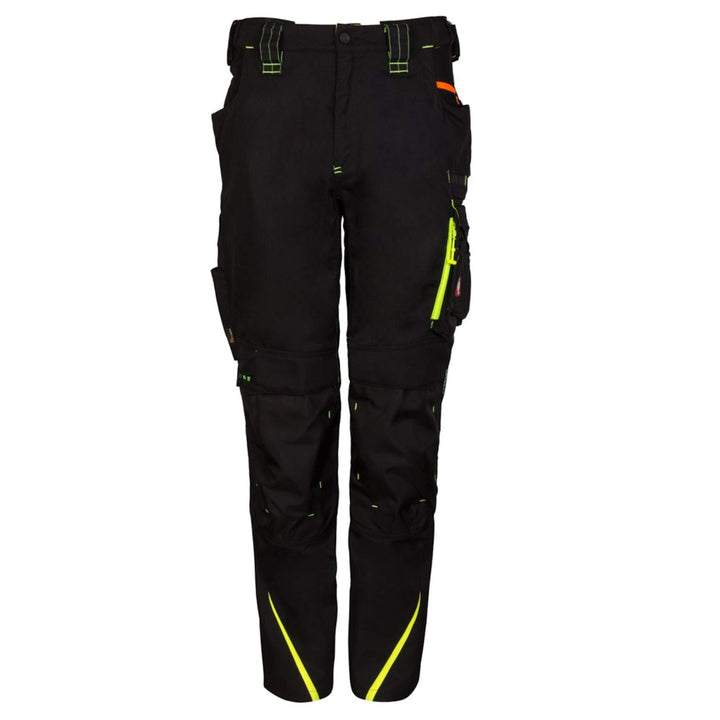 Engelbert Strauss 65511 Hose e.s.motion 2020, Qualitative Arbeitskleidung, Mehrfarbig (Schwarz/Gelb)
