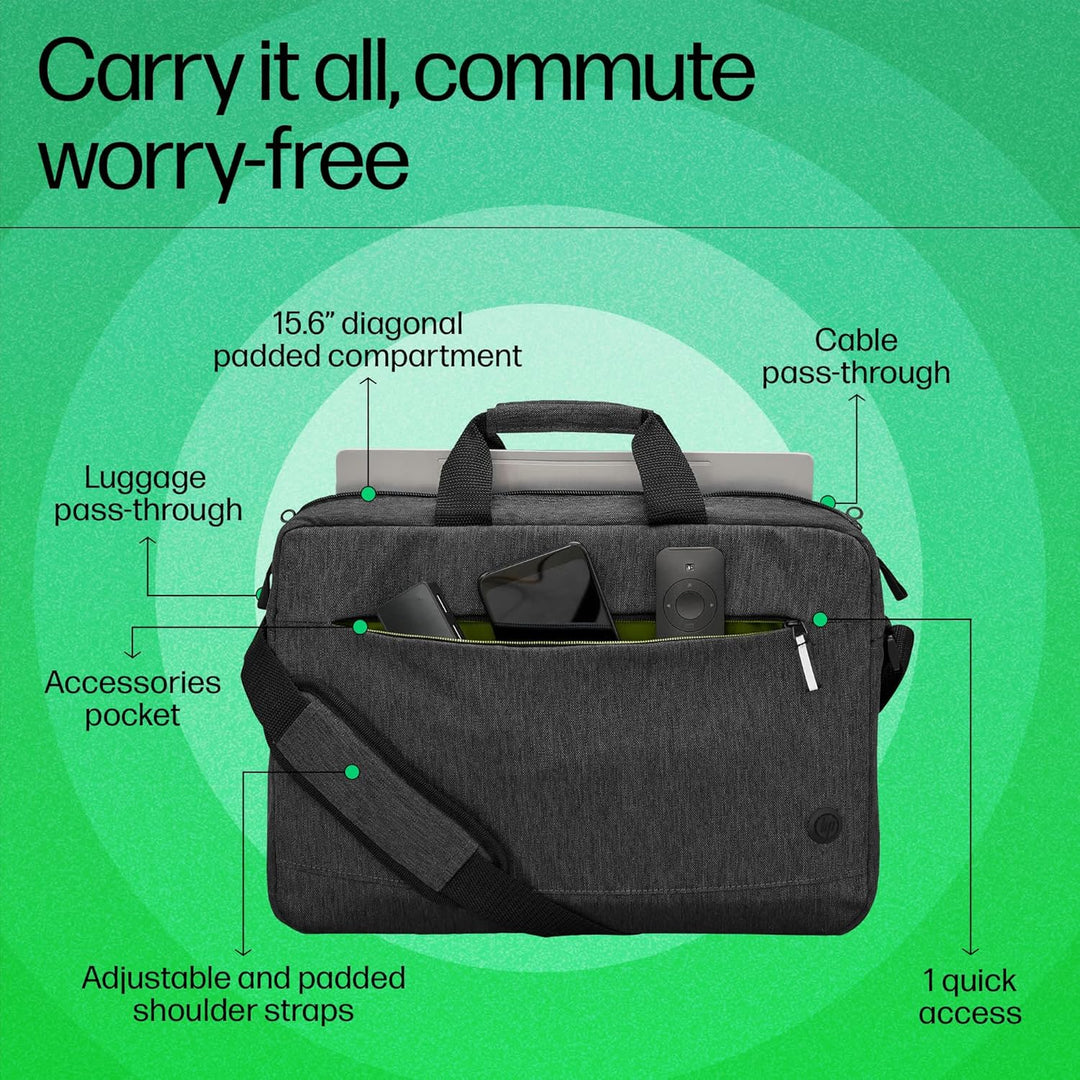 HP Prelude Pro (15,6 Zoll) Laptop-Tasche grau 15,6 Zoll Umhängetasche Dunkelgrau, 15,6 Zoll Umhänget