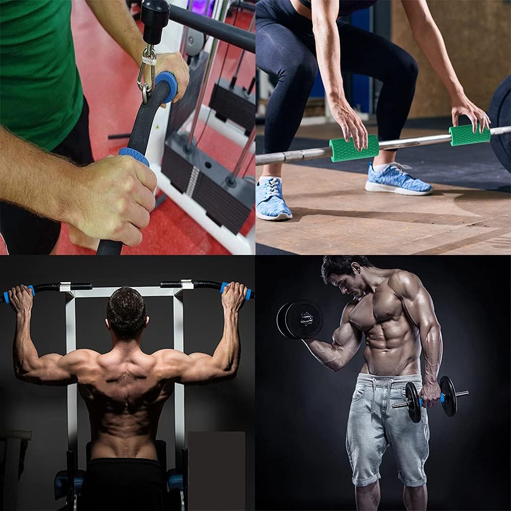Laiiqi Grip Fat Bar, Hantel Fat Barbell Grip, Dicke Bar Griffe für Gewichtheben Fitness Bar Griff Si