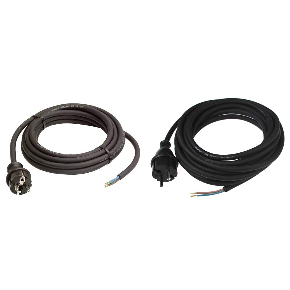 as - Schwabe Gummi-Anschlussleitung 10 m – Verbindungskabel 230 V / 16 A, H07RN-F 3G1,5 & Bohrmaschi