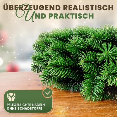 ArtiTree - Weihnachtskranz für Tür, Adventskranz, Weihnachtsdeko für Aussen und Innen, Künstlicher T