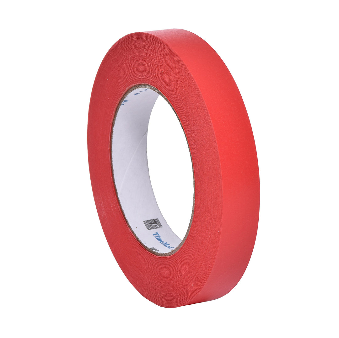 Camlab 1151382 Labelling Tape, 3/4" Wide, 2160" (55 m) Long, Red, Red