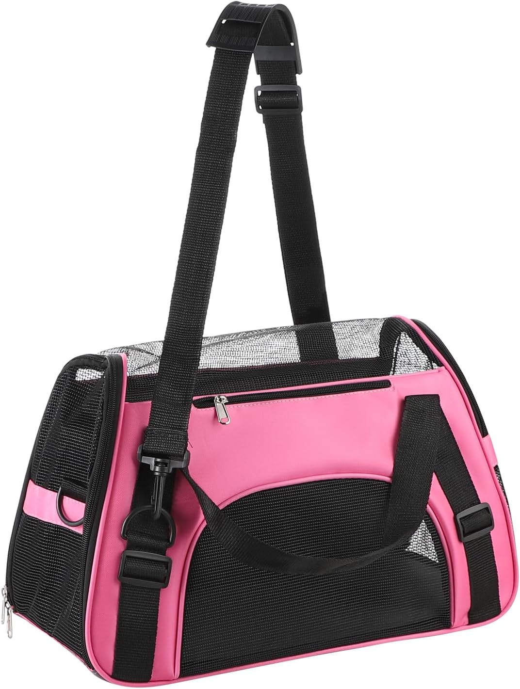 Hundetasche Netzgewebe Atmungsaktiv Katzentransportbox Faltbar Hundetragetasche Waschbar Matte Klein
