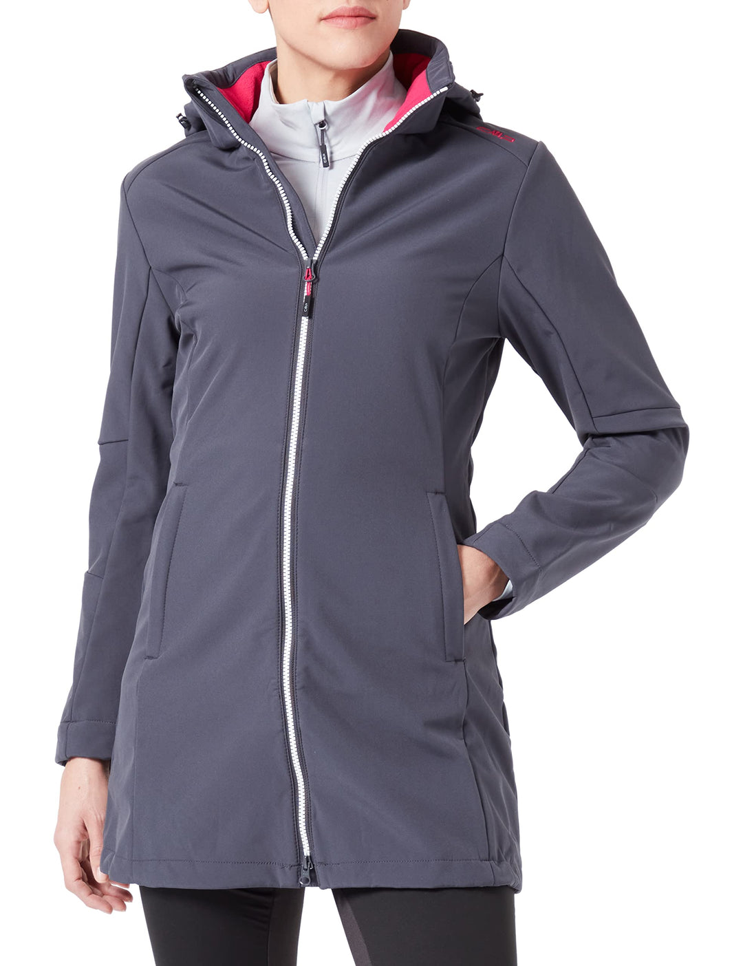 CMP Damen Softshell Mantel 38 Titanio-Fucsia, 38 Titanio-Fucsia