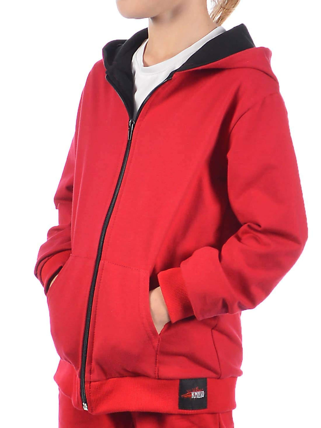 KMISSO Mädchen Sweatjacke mit Kapuze Kinder Hoodie Jacke – Reissverschluss, Baumwolle, Freizeithose
