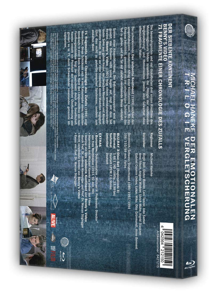 Michael Haneke - Trilogie der emotionalen Vergletscherung - Mediabook [3 Blu-rays], Blu-ray